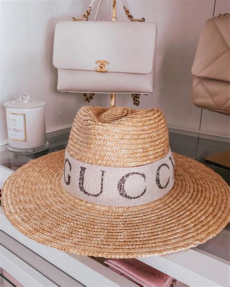 gucci sun hat straw.